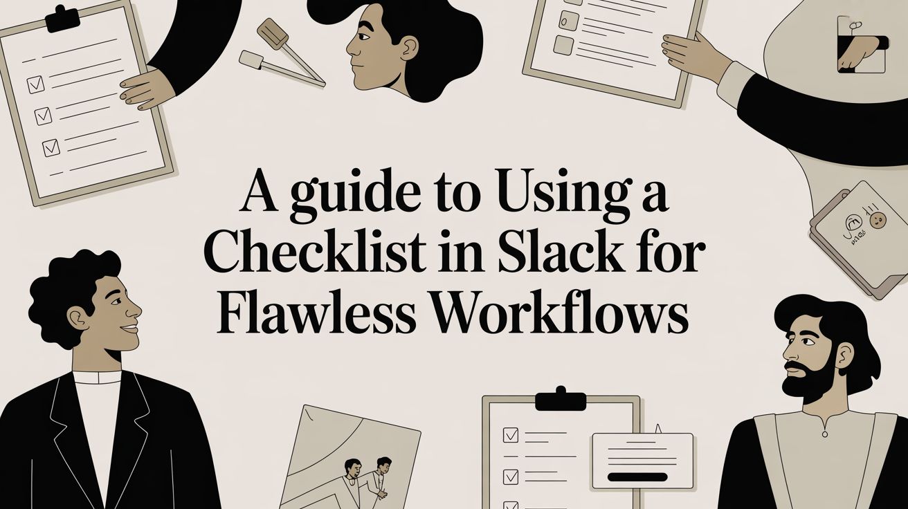 A Guide to Using a Checklist in Slack for Flawless Workflows