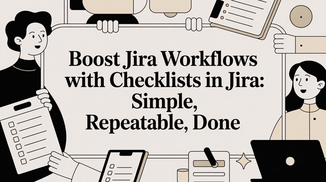 Boost Jira Workflows with checklists in jira: Simple, Repeatable, Done