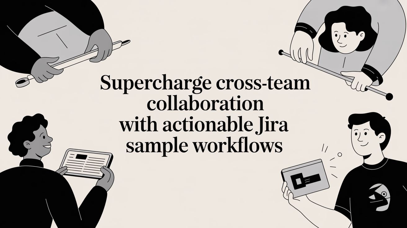 Supercharge Cross-Team Collaboration with Actionable Jira Sample Workflows